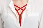 Decorative neckline bra straps